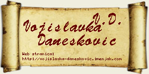 Vojislavka Danesković vizit kartica